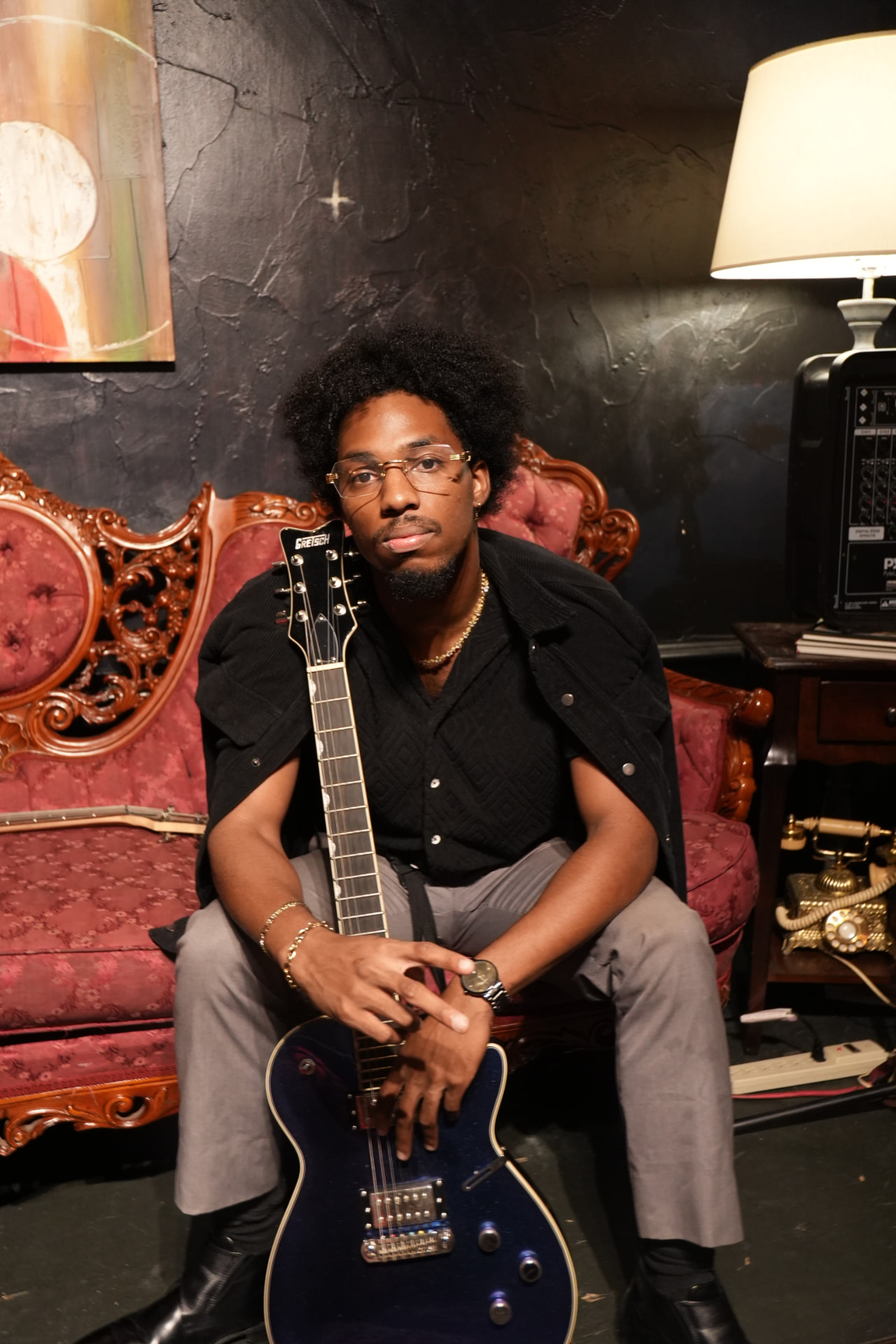 Malik, live music performer at Five Oaks Taproom