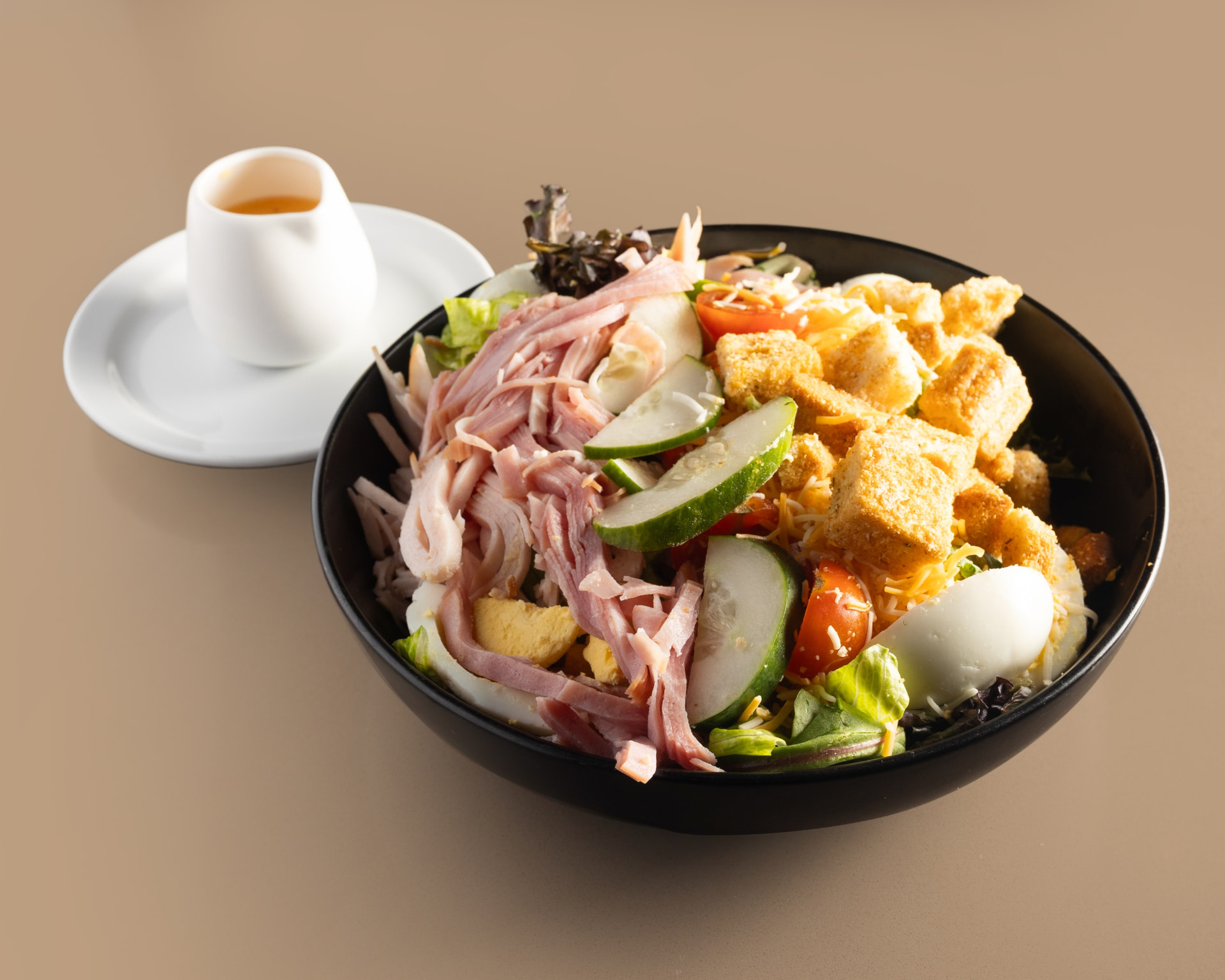 Chef's salad at Five Oaks Taproom